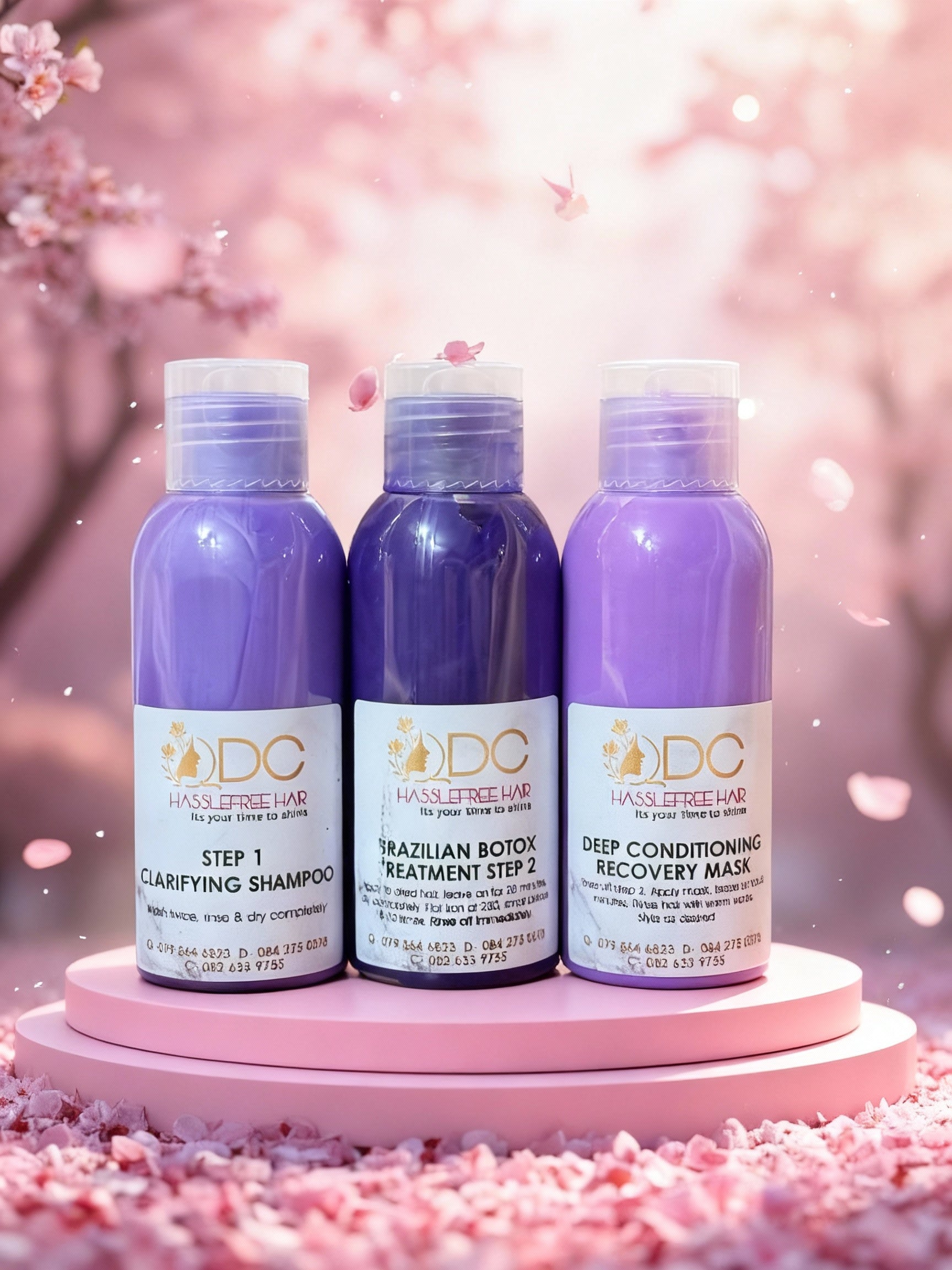 【新品未使用】PRESIST DEEP CREAMY WASHING & GEL Brazilian Botox 50ml 3 step Combo – QDC Hassle Free Hair