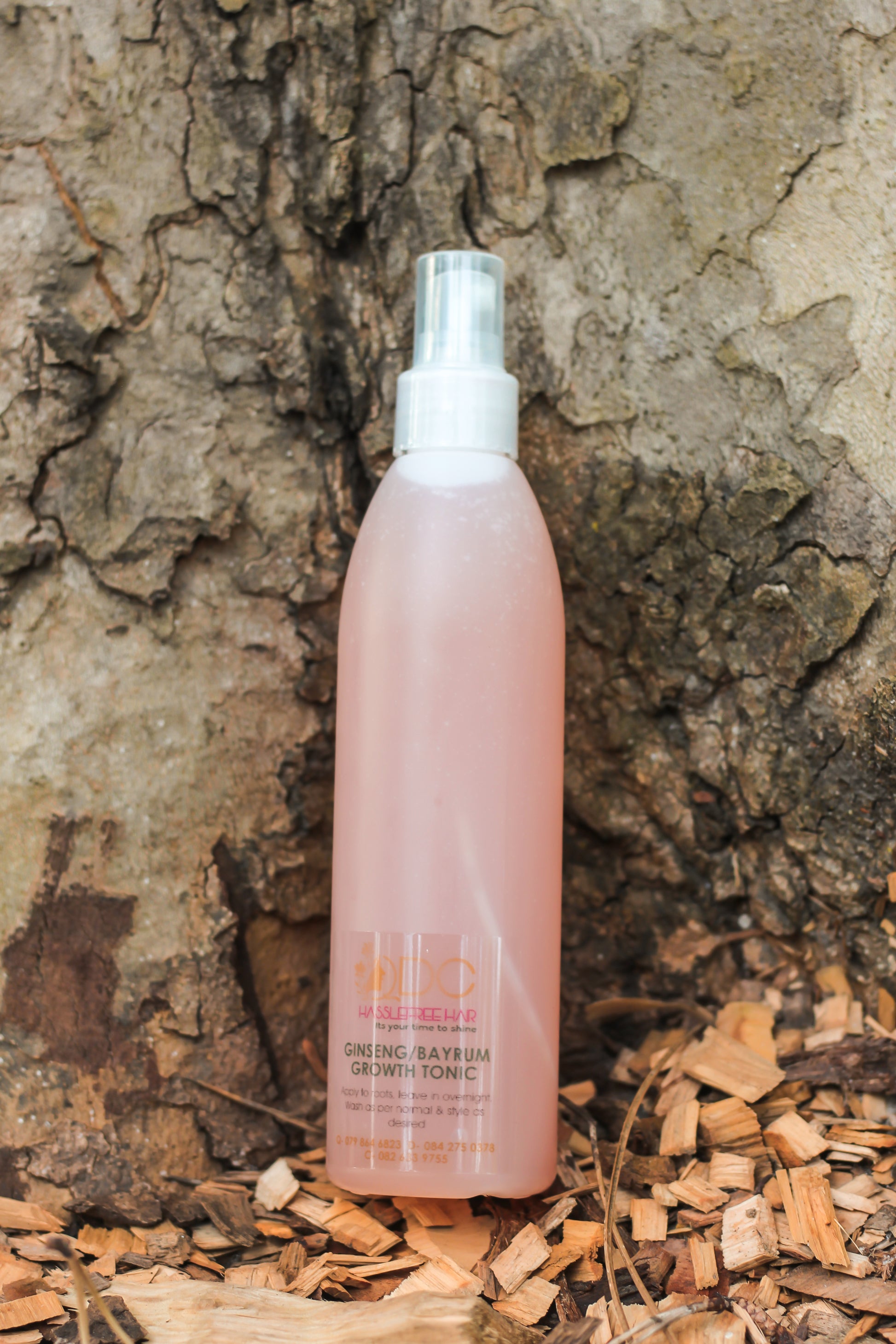 Ginseng & Bayrum Growth Tonic Spray 250ml QDC Hassle Free Hair